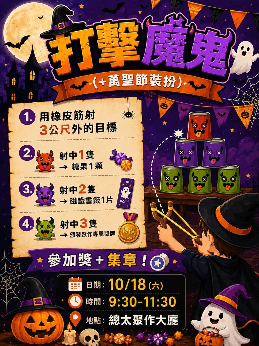 總太聚作|打擊魔鬼 活動海報